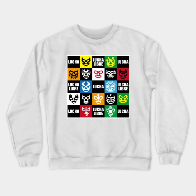 LUCHA#35c Crewneck Sweatshirt by RK58